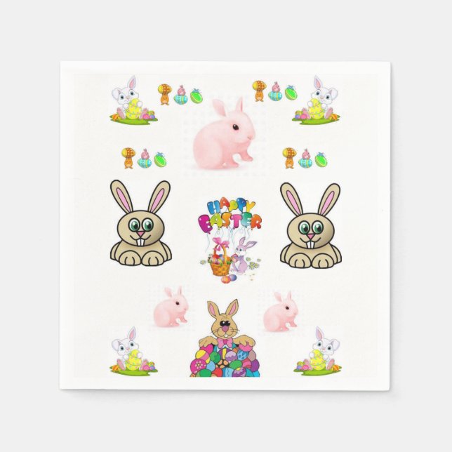 Easter Paper Napkins (Front)