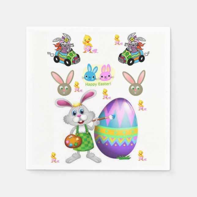 Easter Paper Napkins (Front)