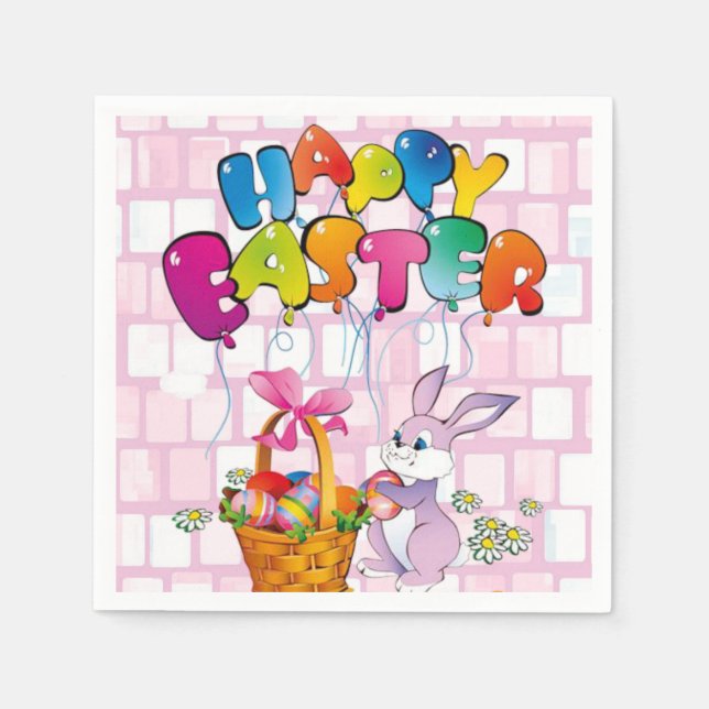 Easter Paper Napkins (Front)