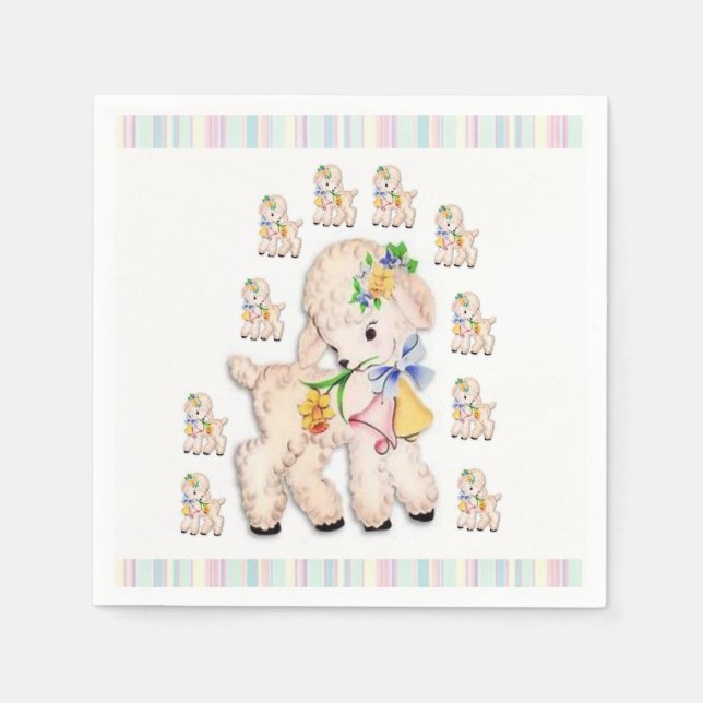 Easter Paper Napkins (Front)