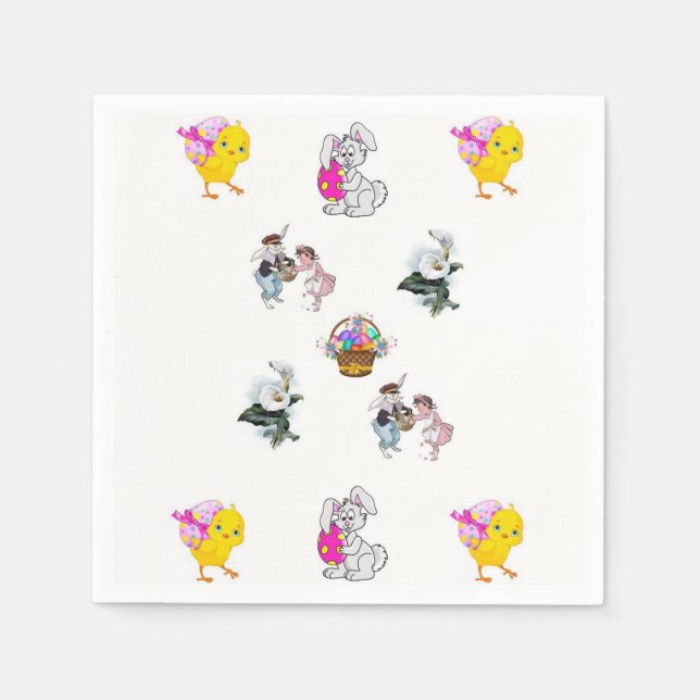 Easter Paper Napkins (Front)