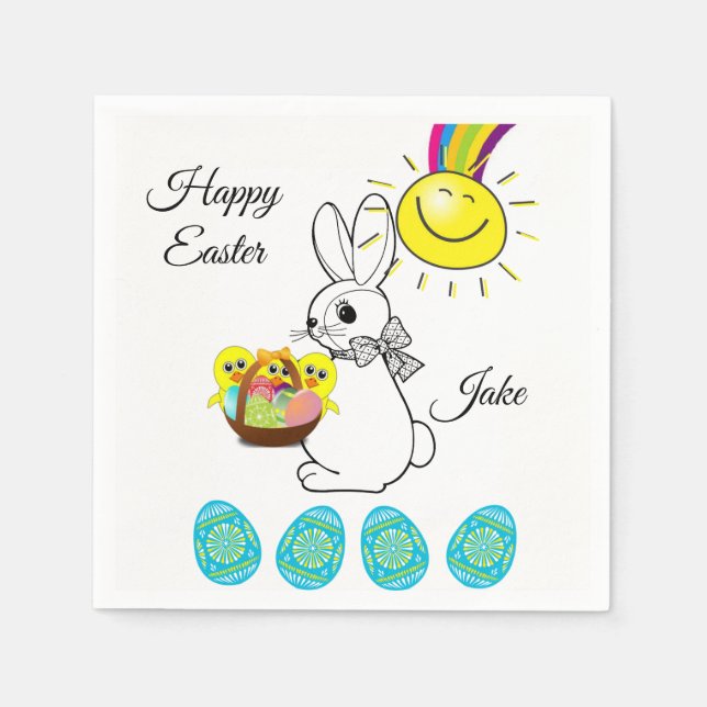 Easter Paper Napkins (Front)