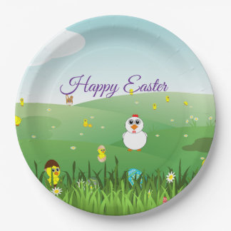 Easter paper plate