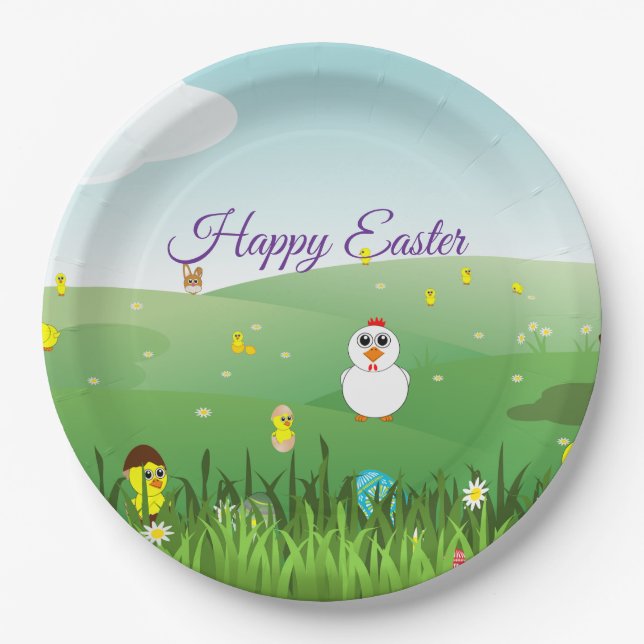 Easter paper plate (Front)