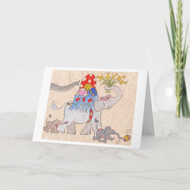 Easter Parade Holiday Card (Front)