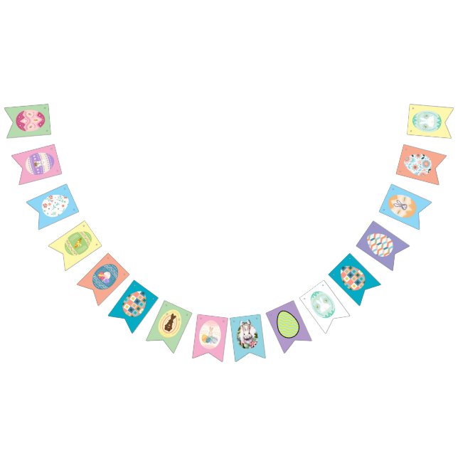 Easter Party Bunting with Eggs (All)