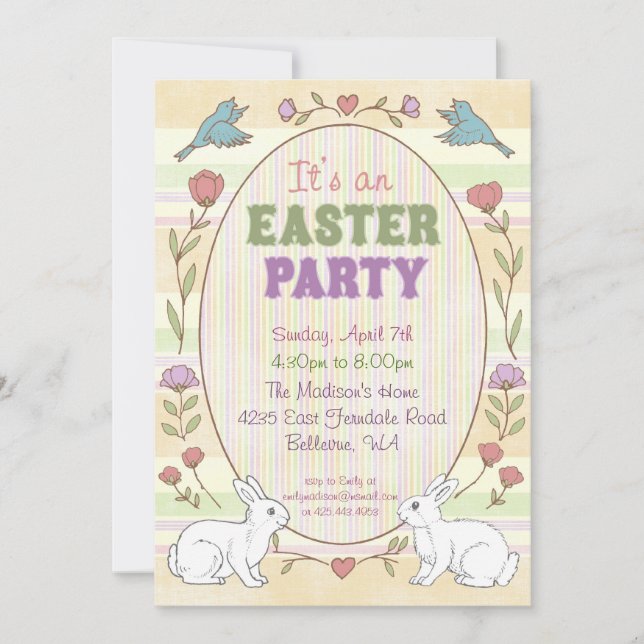 Easter Party Invitation (Front)