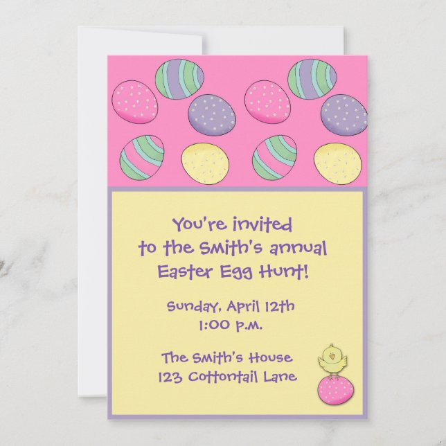 Easter Party Invitation (Front)