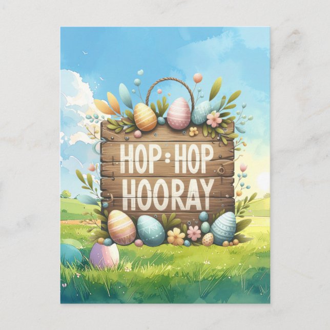 Easter Party Invitation card  (Front)