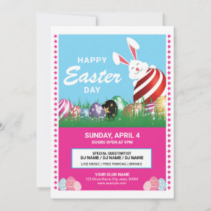 Easter Party Invitation Template
