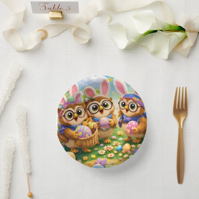 Easter party paper plates description (Wedding)