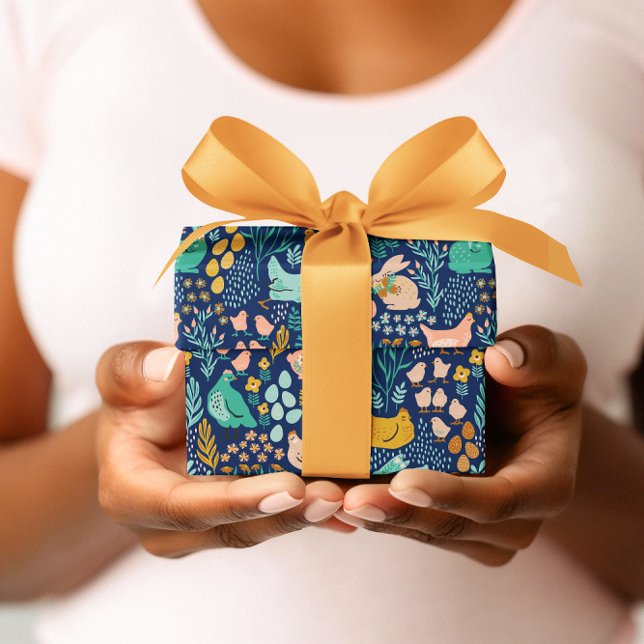 Easter pastel colours symbols seamless pattern wrapping paper (Creator Uploaded)