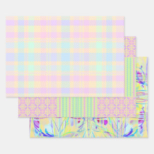 Easter Pastel Wrapping Paper - 3 Designs