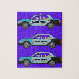 Easter Patrol Police Car Puzzle