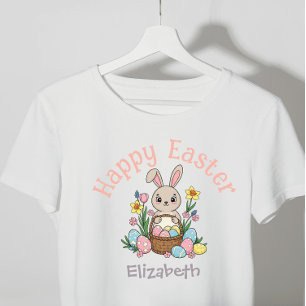 Easter Personalised Girls T-Shirt