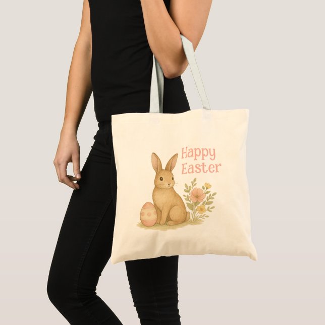 Easter Personalised  Tote Bag (Front (Product))
