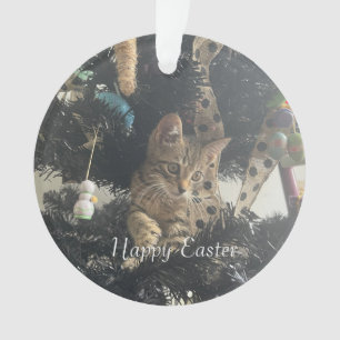 Easter Pet Photo Script Name  Ornament