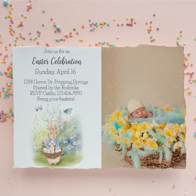 Easter Peter Rabbit Invitation (Creator Uploaded)