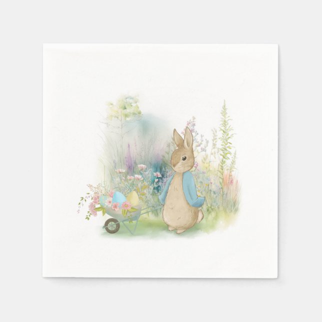 Easter Peter Rabbit Napkins (Front)