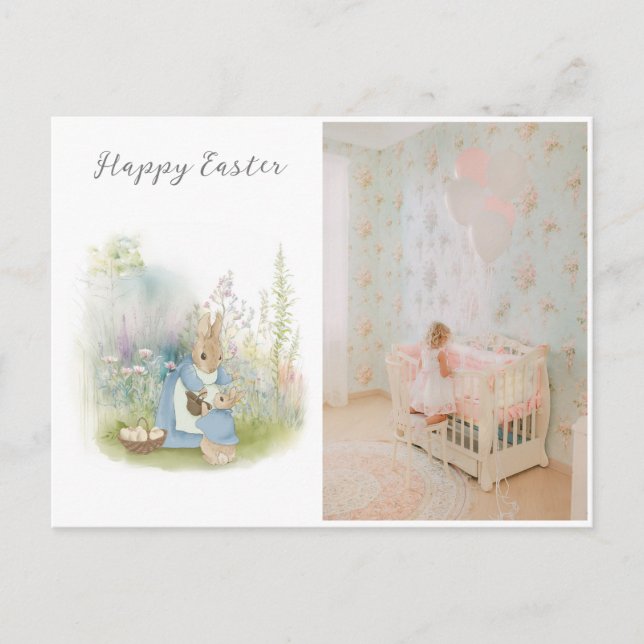 Easter Peter Rabbit Postcard (Front)