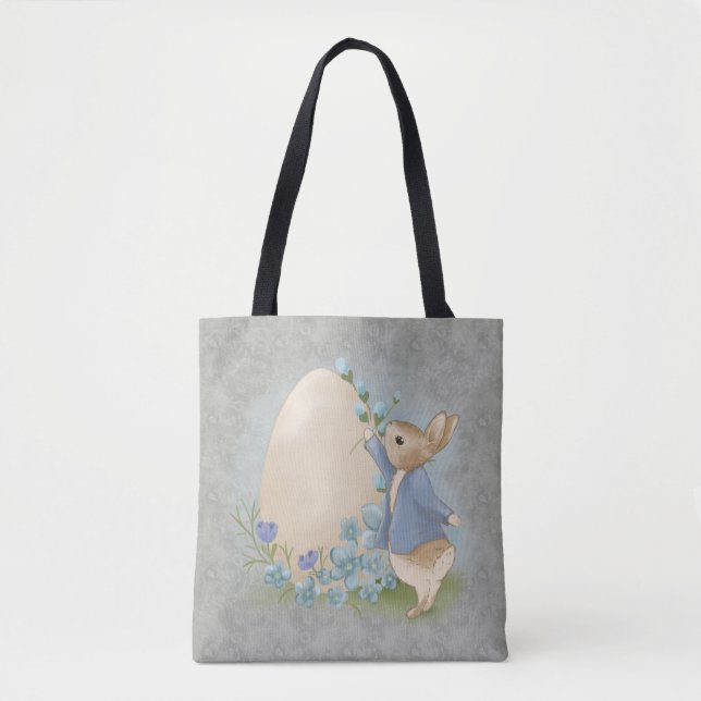 Easter Peter Rabbit Tote Bag (Front)