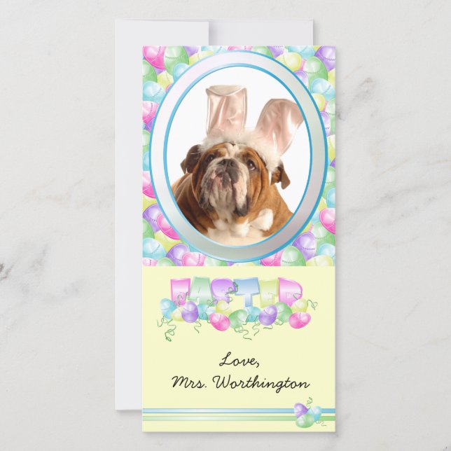 Easter Photo Cards for your pets! (Front)