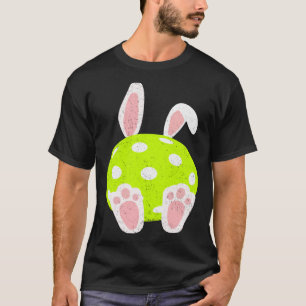 Easter Pickleball  Bunny Ears Ball Cute Rabbit Spo T-Shirt