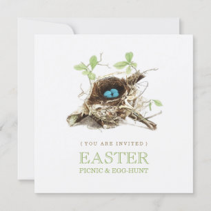 Easter Picnic Egg Hunt Party invitation