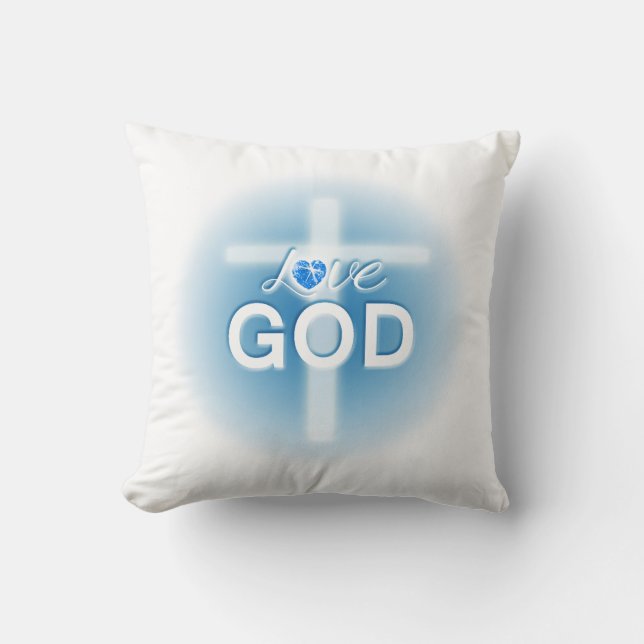 Easter pillows, Love God, Jesus  Cushion (Front)