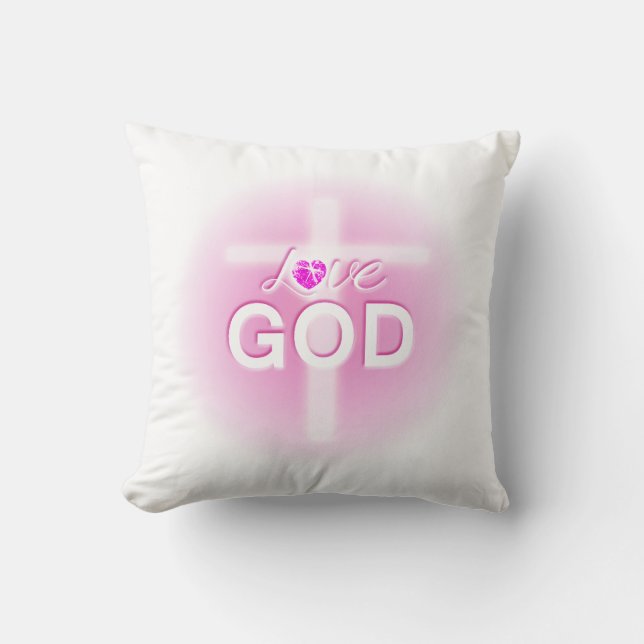 Easter pillows, Love God, Jesus Cushion (Front)