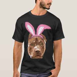 Easter Pitbull Pitbull Bunny Ears T-Shirt