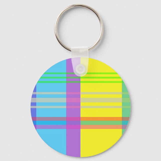 Easter Plaid Key Ring (Front)