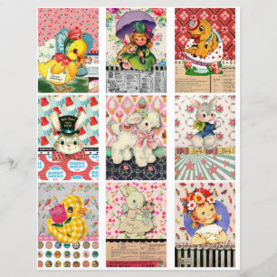 Easter Pocket Cards  Easter ATC cards 