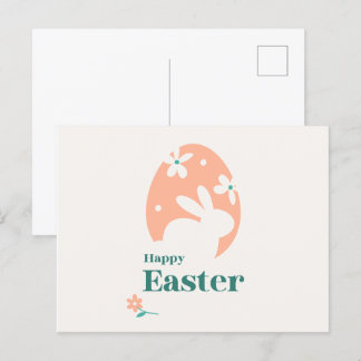 Easter Postcards  Bunny Card Happy Easter 