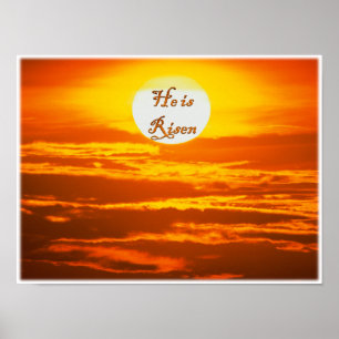 Easter Poster " He is Risen"