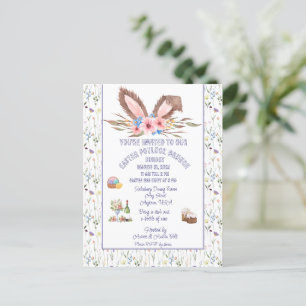 Easter Potluck Brunch Invitation