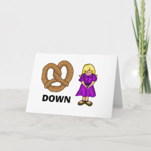 Easter Pretzel Easter Card Customise It!