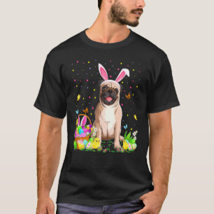 Easter Pug Dog Bunny Egg Hunting Pug Easter Sunday T-Shirt