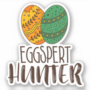 Easter Pun Eggspert Hunter Saying Humour Cute Funn