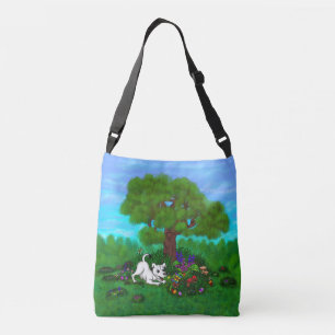 Easter - Puppy Capo and Butterfly Crossbody Bag