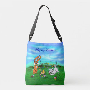 Easter - Puppy Capo Rabbit and Chick Crossbody Bag