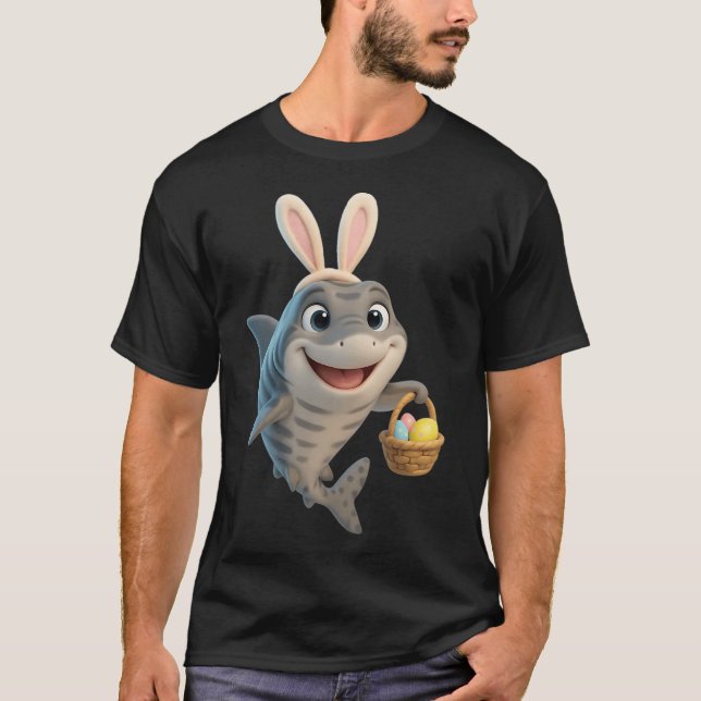 Easter Pyjama Shark T-Shirt (Front)