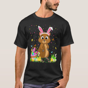 Easter Quokka Bunny Egg Hunting Quokka Easter Sund T-Shirt