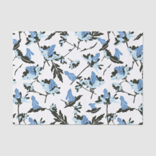 Easter Quotes and Floral Rabbit Pattern I Tissue Paper