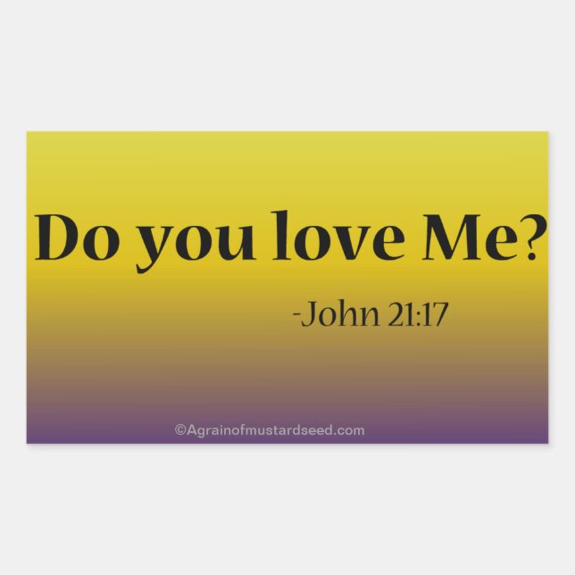 Easter Quotes Rectangular Sticker (Front)