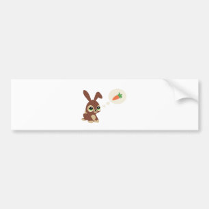 easter rabbit bumper sticker
