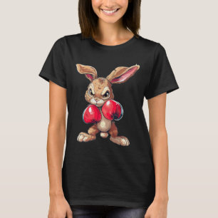 Easter Rabbit Bunny Boxer Boxing Kickboxing Martia T-Shirt