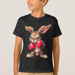Easter Rabbit Bunny Boxer Boxing Kickboxing Martia T-Shirt