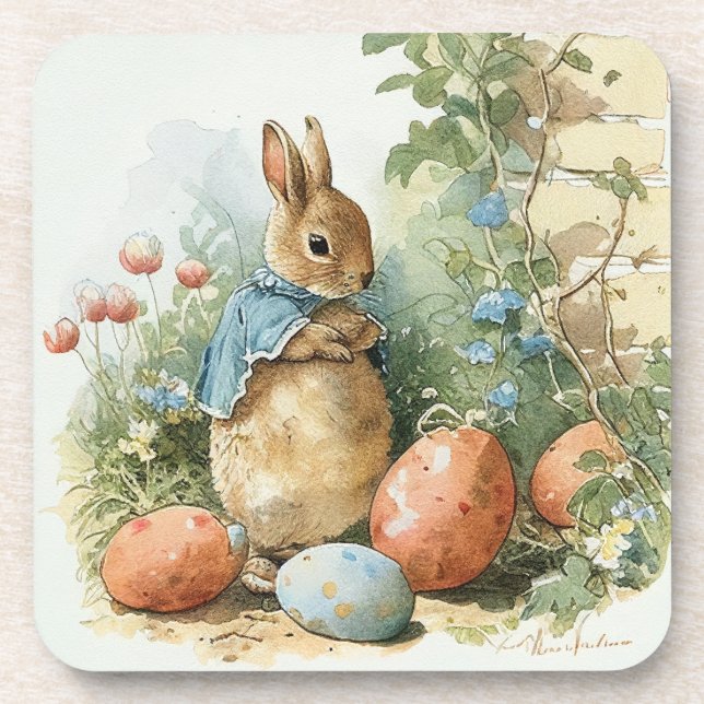 Easter Rabbit   Coaster (Front)