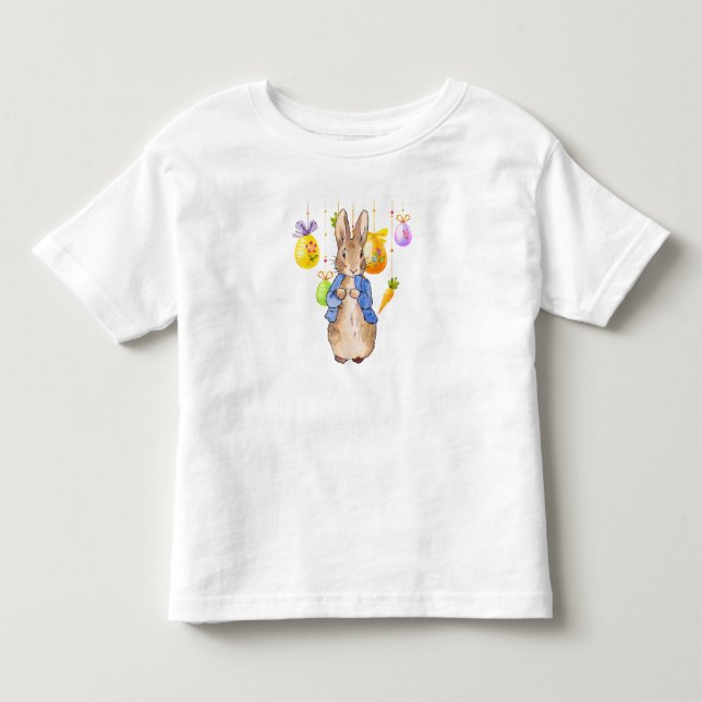 Easter Rabbit Easter Eggs  Toddler T-Shirt (Front)